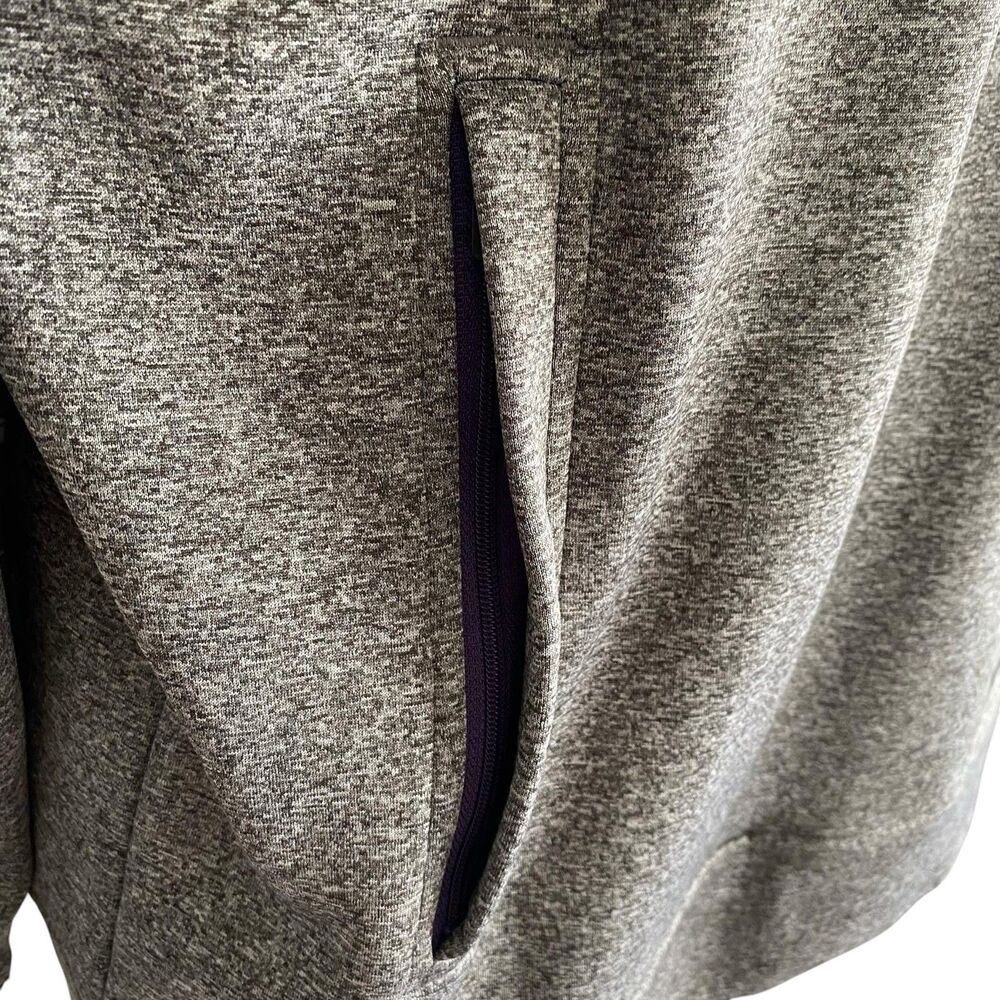 LSU Tigers Hoodie Mens Medium Gray NCAA Football Knights Apparel Sweatshirt - Picture 5 of 9